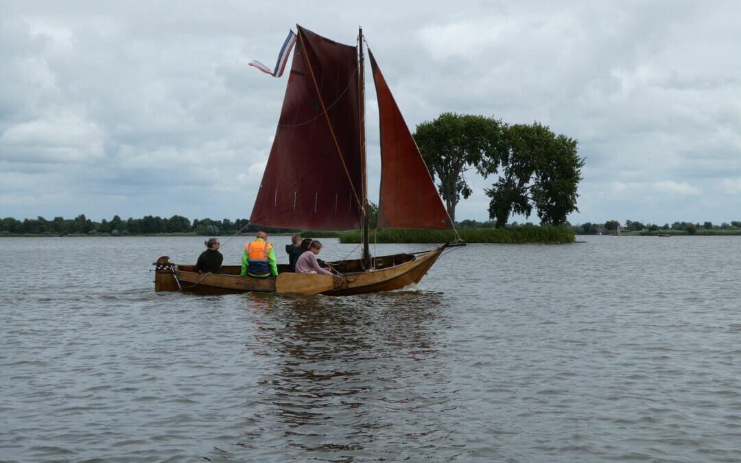 Zeilen met leerlingen